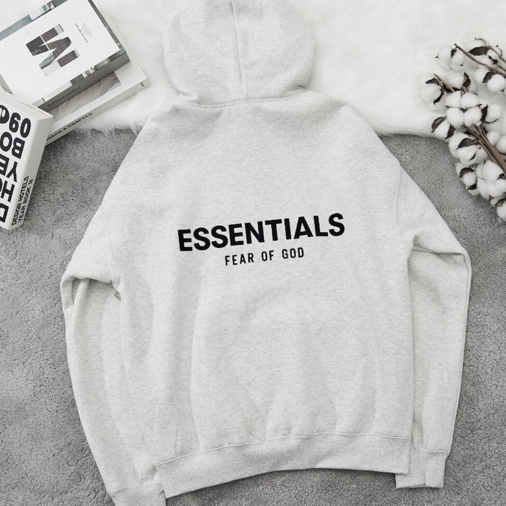 Essentials Gray Sweater Soft Casual Comfort
